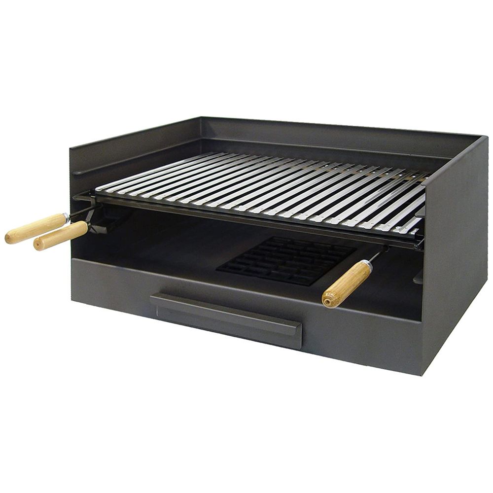 Gaveta com grelha inoxidavel 61x40x32cm imex el zorro