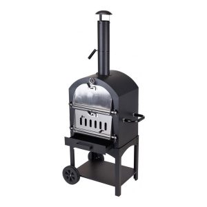 Churrasqueira de carvão com forno de pedra 44,5x65x158cm