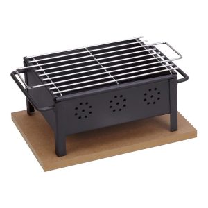 Churrasqueira de mesa 25x20cm (grelha inoxidavel) 2905 sauvic