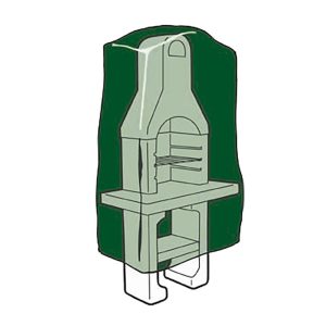 Capa protetora para churrasqueiras, 128 x 80 x 253 cm, 240 g/m²