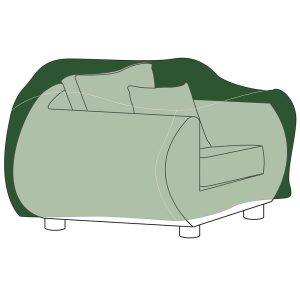 Capa protetora para cadeirão, 130 x 90 x 70 cm, 240 g/m²