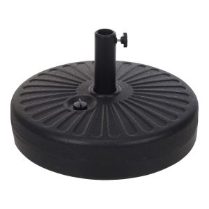 Base para chapéu-de-sol 22 l preto ø51 x 12 cm