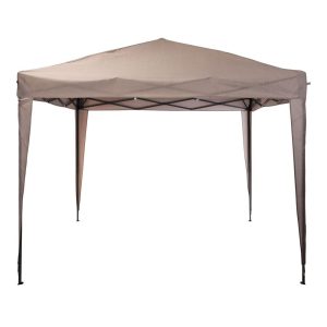 Tenda dobrável cor cinza 3 x 3 x 2,45 m