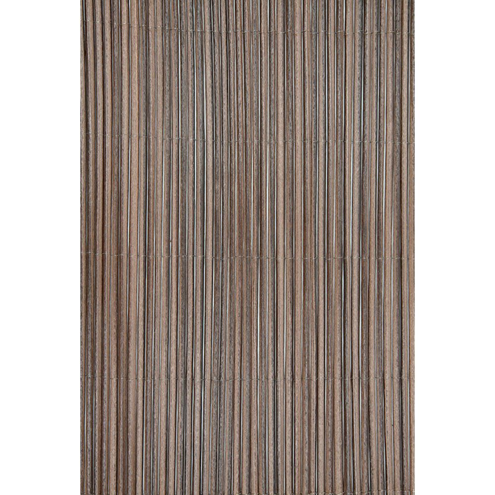 Caniço sintético fency wick 1x3m castanho escuro faura