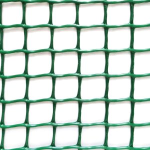 Rolo de malha de proteção cadrinet cor verde 1x25m quadro: 10x10mm, faura.