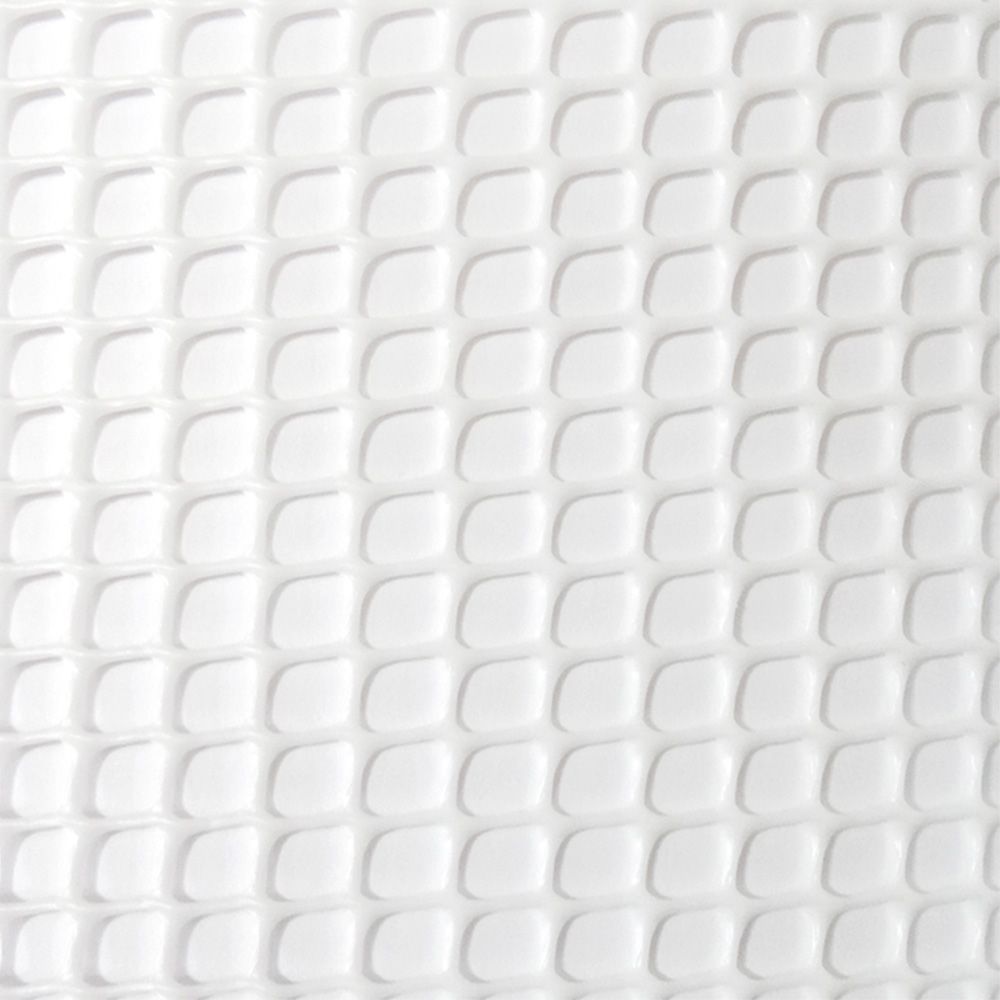 Rolo de malha de proteção cor branco 1x25m quadro: 4,5x4,5mm faura