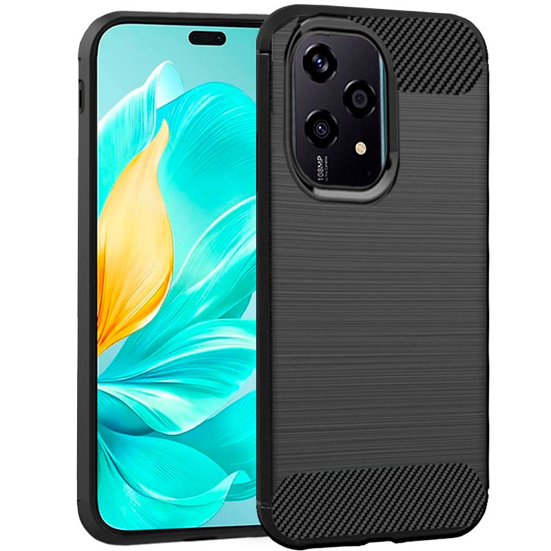Capa COOL para Honor 200 Lite Carbón preto