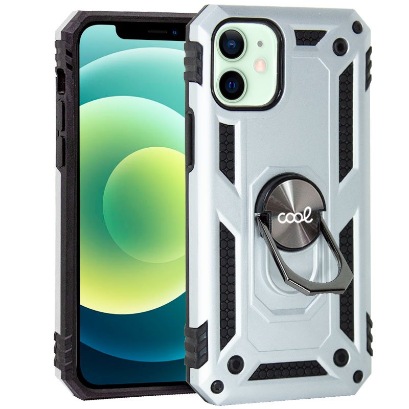 Capa COOL para iPhone 12 / 12 Pro Hard Anilla Prata