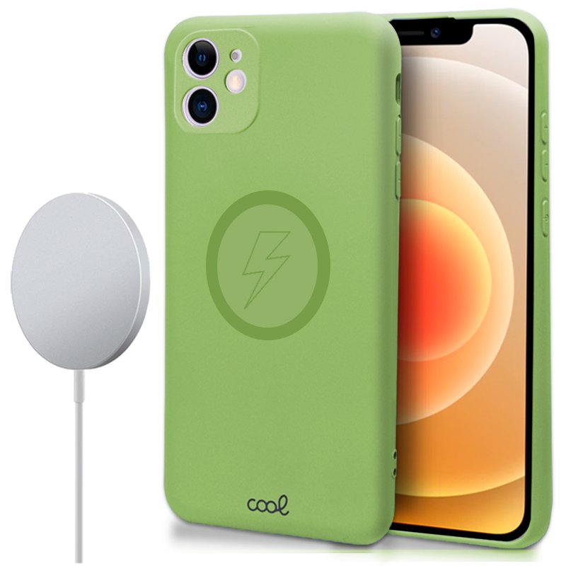 Capa COOL Para iPhone 12 mini Magnética Cover Pistacho