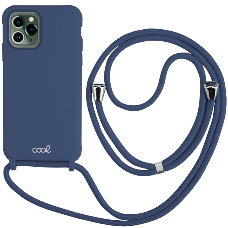 Capa COOL para iPhone 14 Pro Cordón Liso Marino