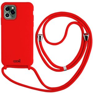Capa COOL para iPhone 14 Pro Cordón Liso vermelho