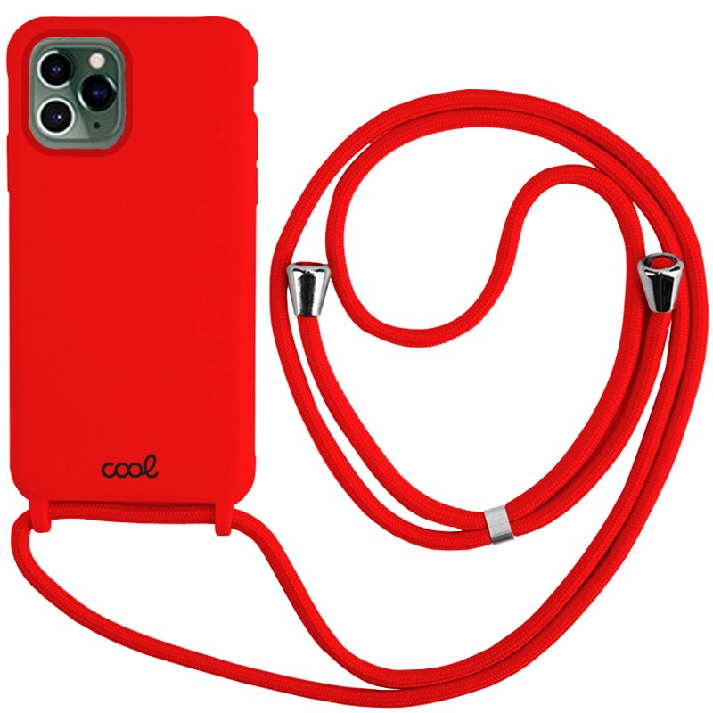 Capa COOL para iPhone 14 Pro Cordón Liso vermelho