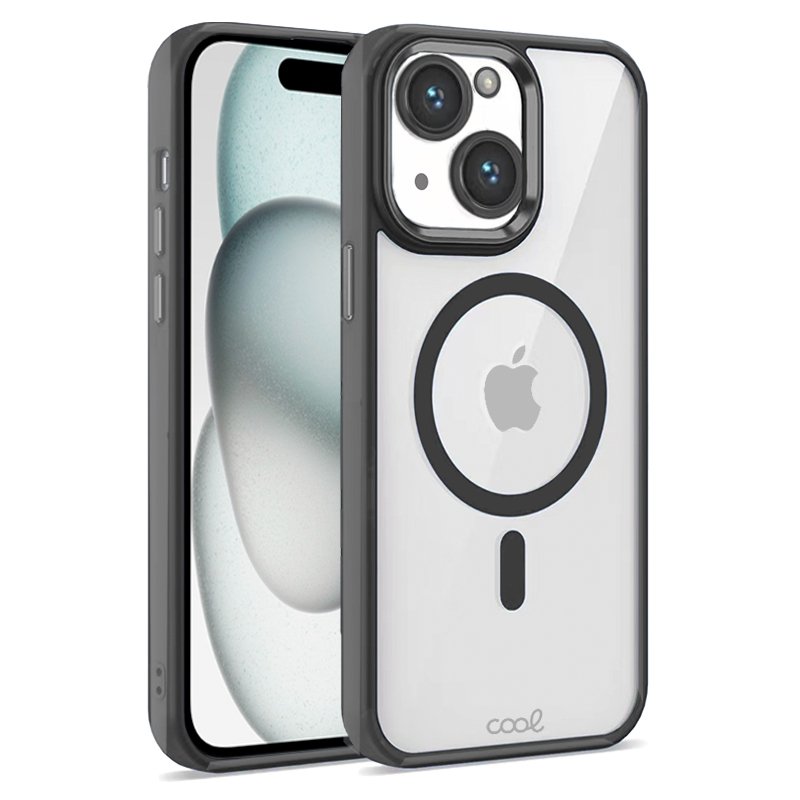 Capa COOL para iPhone 15 Magnética Borde preto