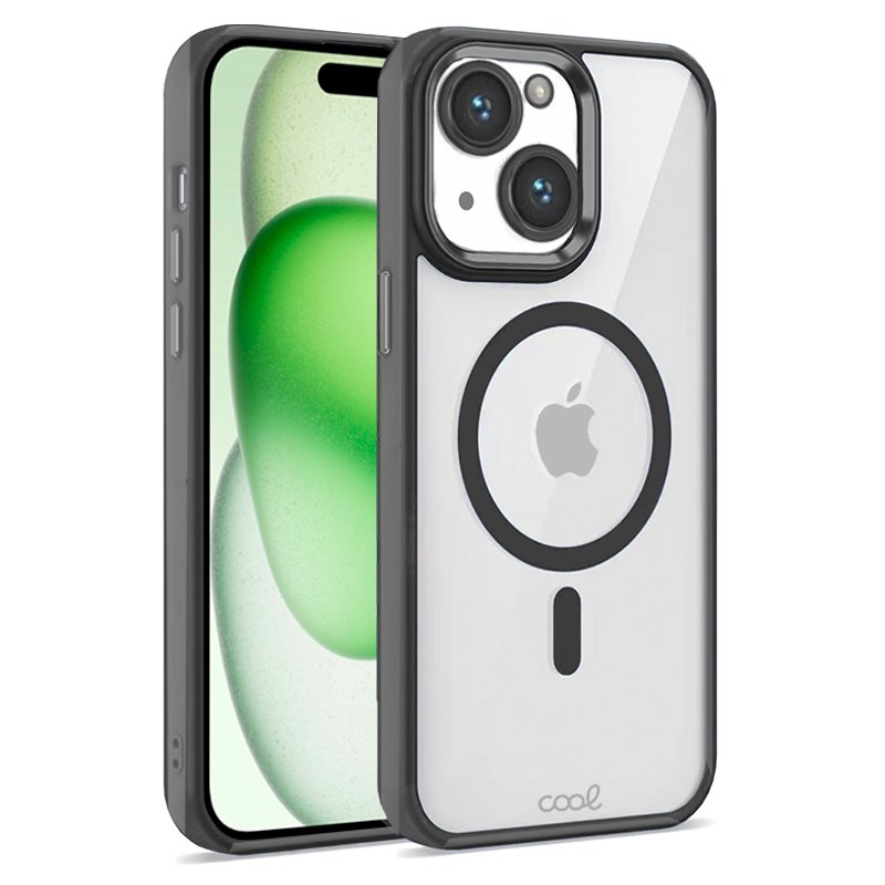 Capa COOL para iPhone 15 Plus Magnética Borde preto