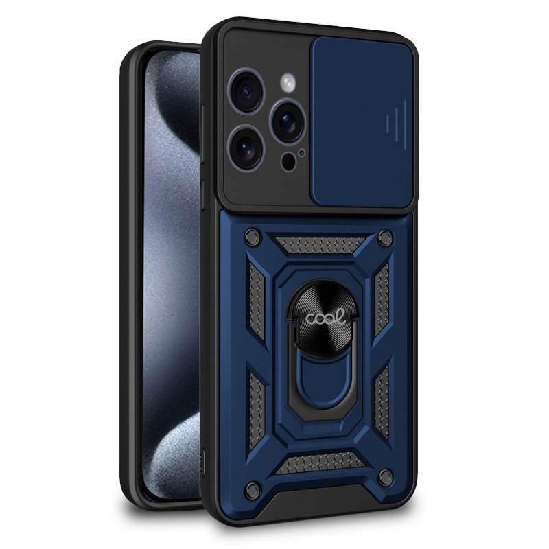 Capa COOL para iPhone 15 Pro Hard Ring Marino