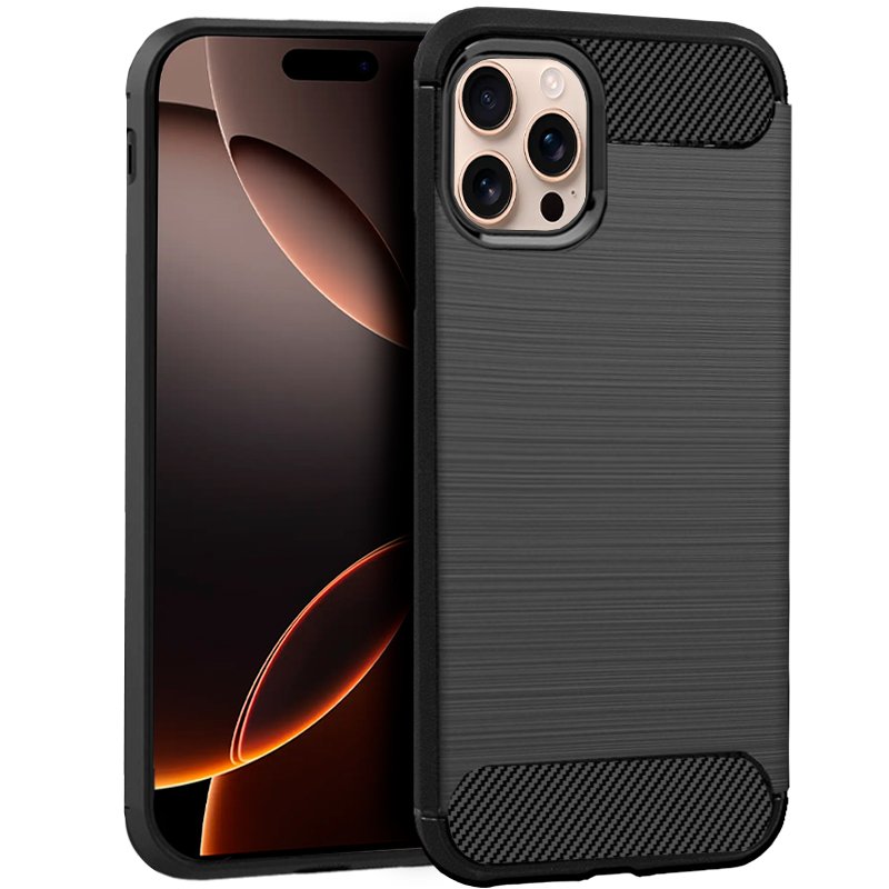 Capa COOL para iPhone 16 Pro Max Carbón preto