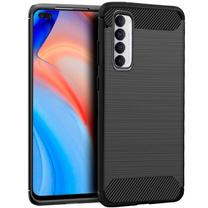 Capa COOL para Oppo Reno 4 Pro Carbón preto