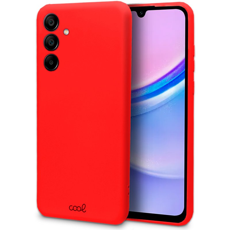 Capa COOL para Samsung A155 Galaxy A15 / A15 5G / M15 5G Cover vermelho