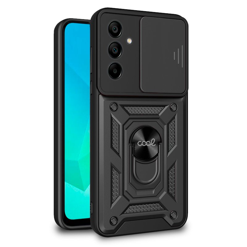 Capa COOL para Samsung A165 Galaxy A16 / A16 5G Hard Ring preto