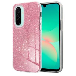 Capa COOL para Samsung A266 Galaxy A26 5G / A17 5G Glitter Rosa