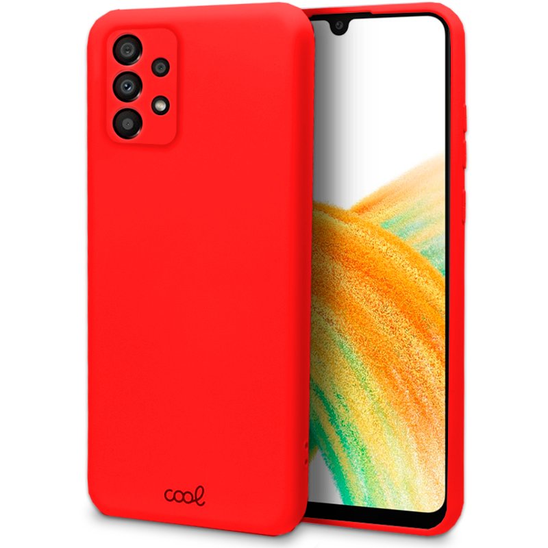 Capa COOL para Samsung A336 Galaxy A33 5G Cover vermelho
