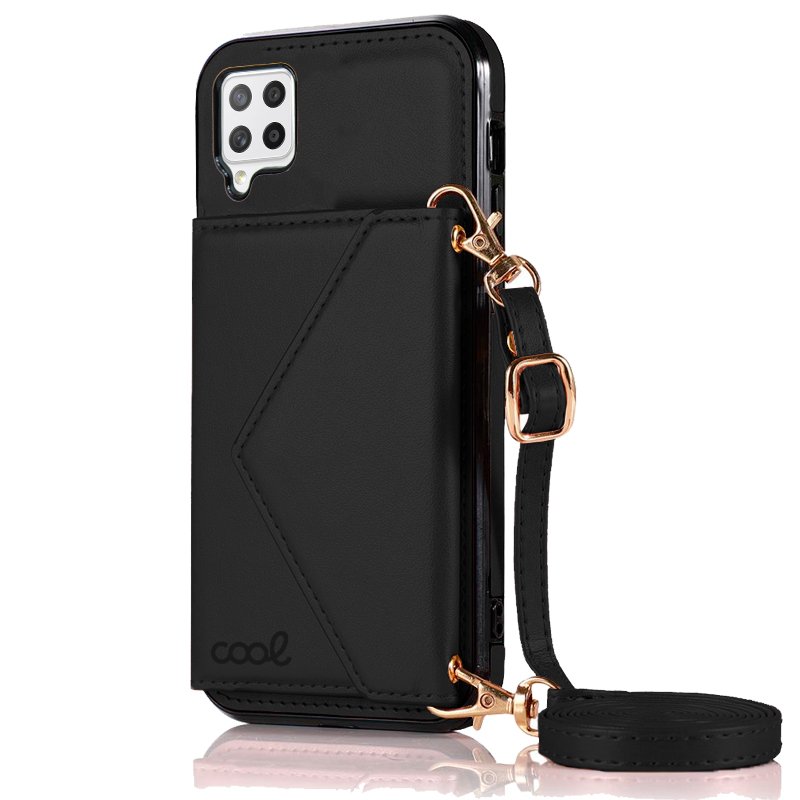Capa COOL para Samsung A426 Galaxy A42 5G Colgante Wallet preto