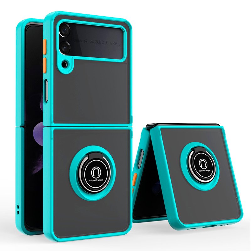 Capa COOL para Samsung F711 Galaxy Z Flip 3 Hard Anilla Celeste