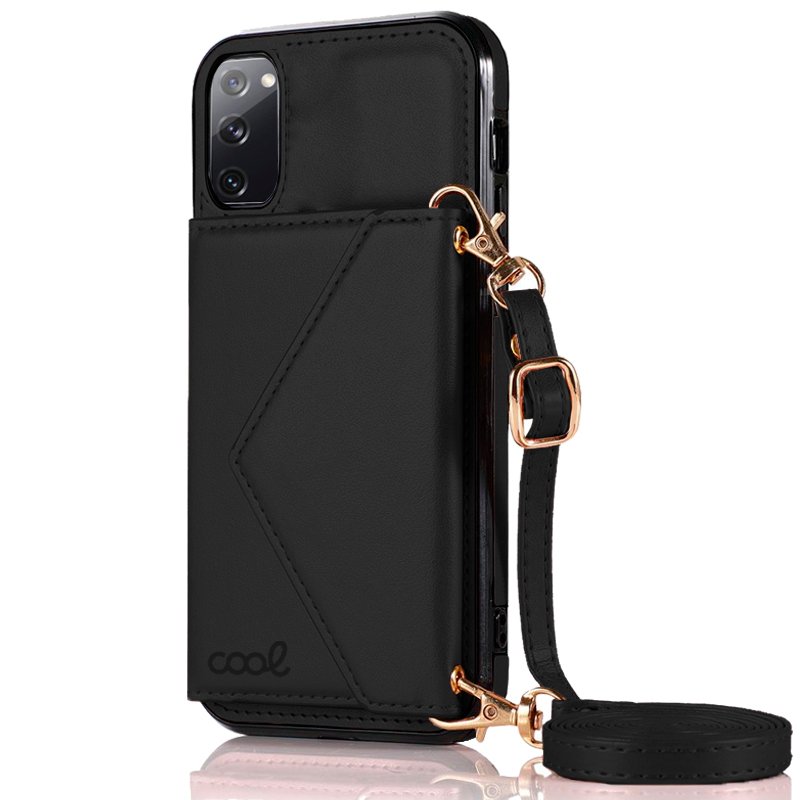 Capa COOL para Samsung G780 Galaxy S20 FE Colgante Wallet preto