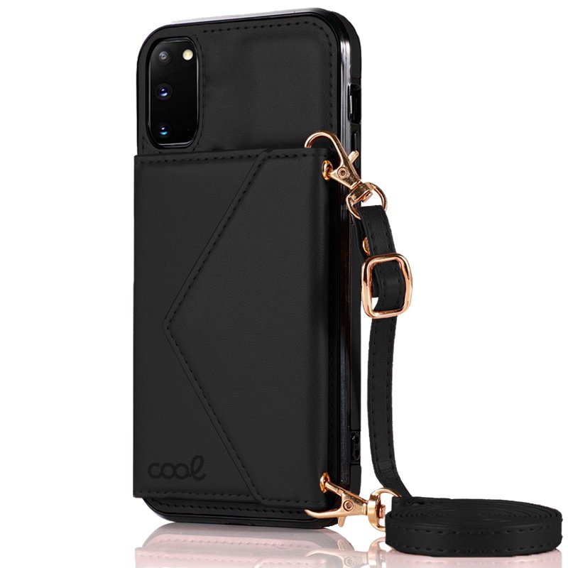 Capa COOL para Samsung G980 Galaxy S20 Colgante Wallet preto