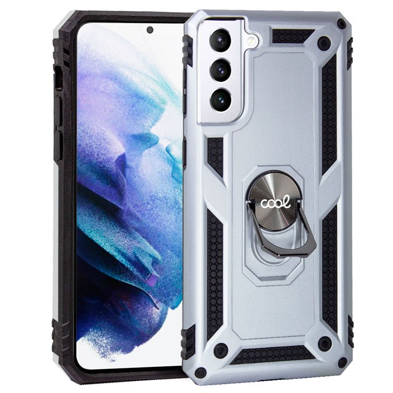 Capa COOL para Samsung G996 Galaxy S21 Plus Hard Anilla Prata