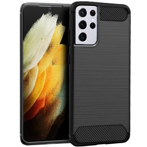 Capa COOL para Samsung G998 Galaxy S21 Ultra Carbón preto