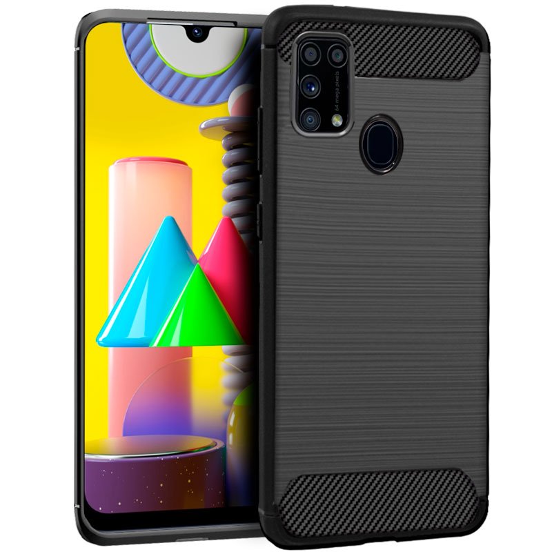 Capa COOL para Samsung M315 Galaxy M31 Carbón preto