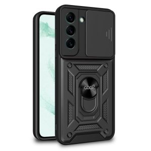 Capa COOL para Samsung S906 Galaxy S22 Plus Hard Ring preto