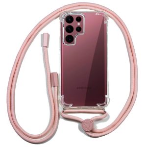 Capa COOL para Samsung S908 Galaxy S22 Ultra Cordón Rosa