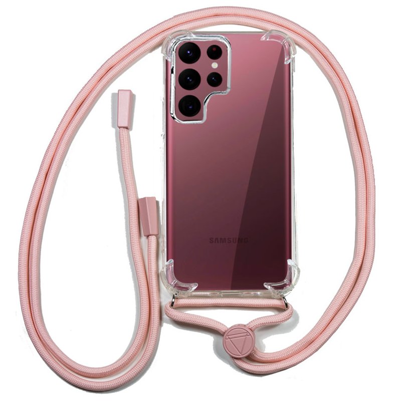 Capa COOL para Samsung S908 Galaxy S22 Ultra Cordón Rosa