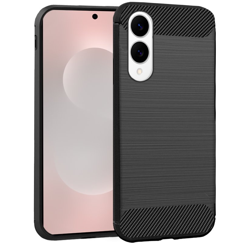 Capa COOL para Samsung S937 Galaxy S25 Edge Carbón preto