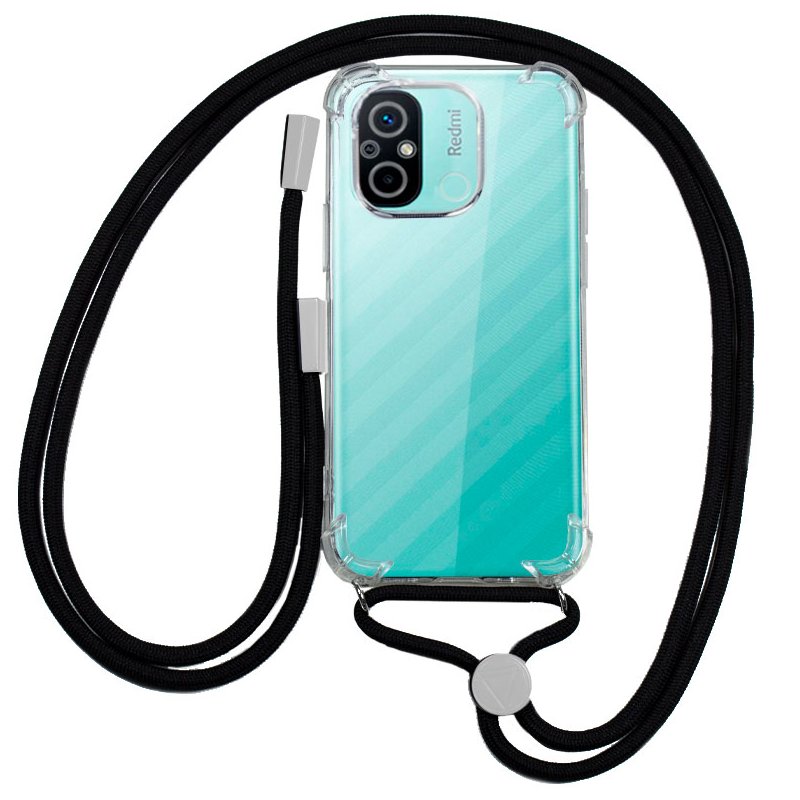 Capa COOL para Xiaomi Redmi 12C Cordón preto