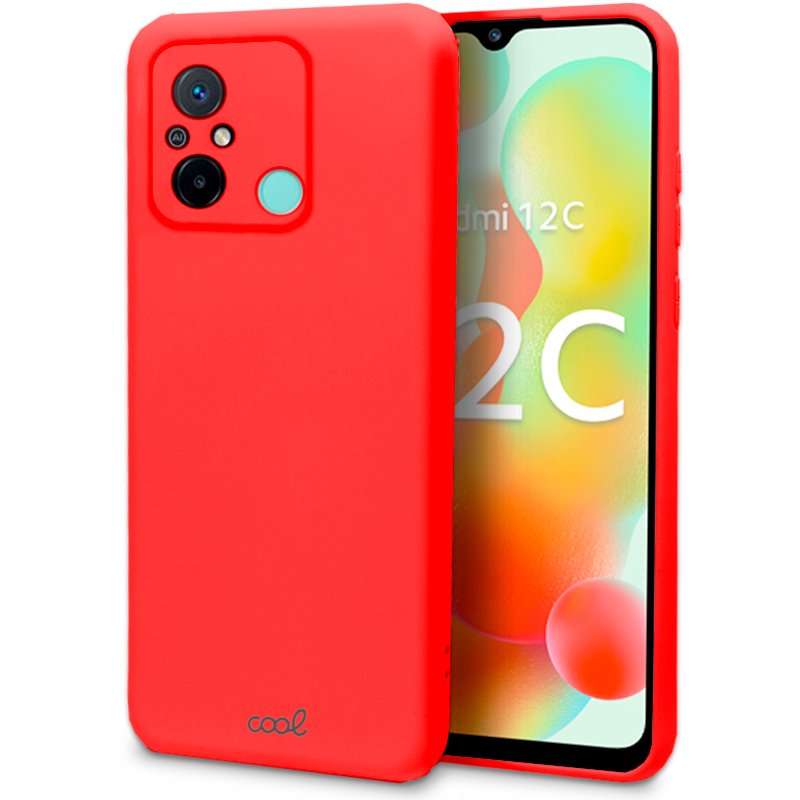 Capa COOL para Xiaomi Redmi 12C Cover vermelho
