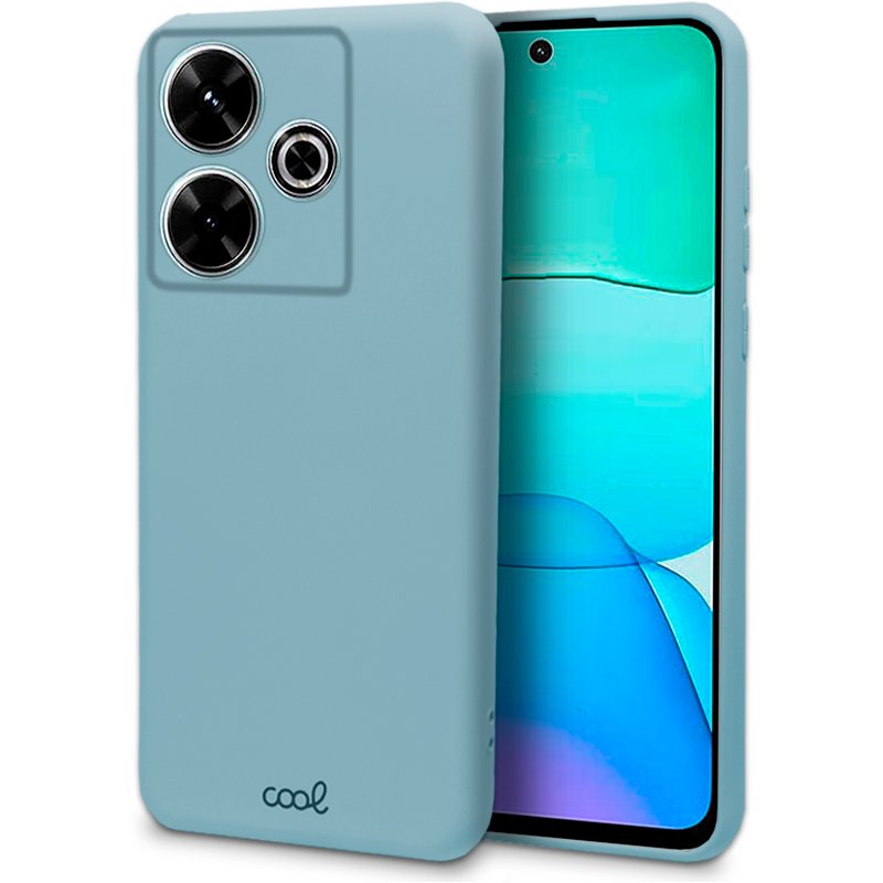 Capa COOL para Xiaomi Redmi 13 / Poco M6 Cover Celeste