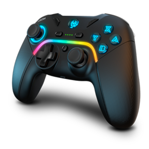 Krom Kayros preto Bluetooth Gamepad Analógico/Digital Android, Nintendo Switch, PC, iOS