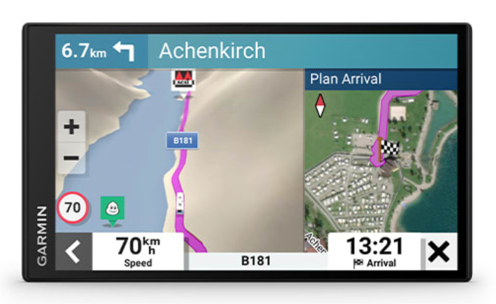Garmin Camper 795 navegador Fijo 17,8 cm (7") TFT Ecrã táctil 239,6 g preto