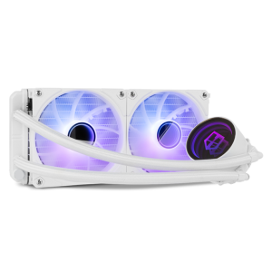 NOX Hummer M-240 ARGB Procesador Sistema de refrigeração líquida todo en uno 12 cm branco