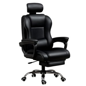 Sillón Oficina Premium COOL Board preto (Reposapiés)