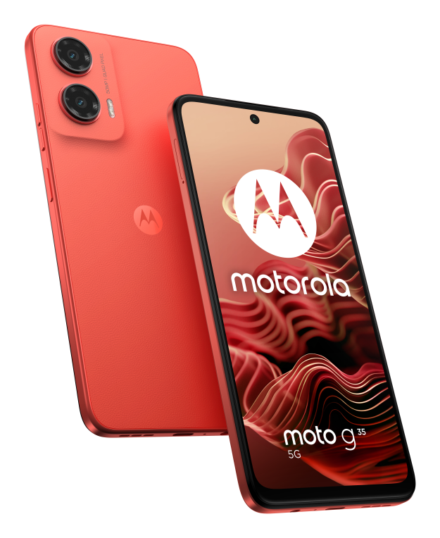 Motorola moto G35 5G 17,1 cm (6.72") SIM doble Android 14 USB Tipo C 8 GB 256 GB 5000 mAh vermelho