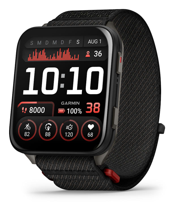 Garmin Venu X1 5,08 cm (2") AMOLED Digital 448 x 486 Pixeles Ecrã táctil preto Wifi GPS (satélite)