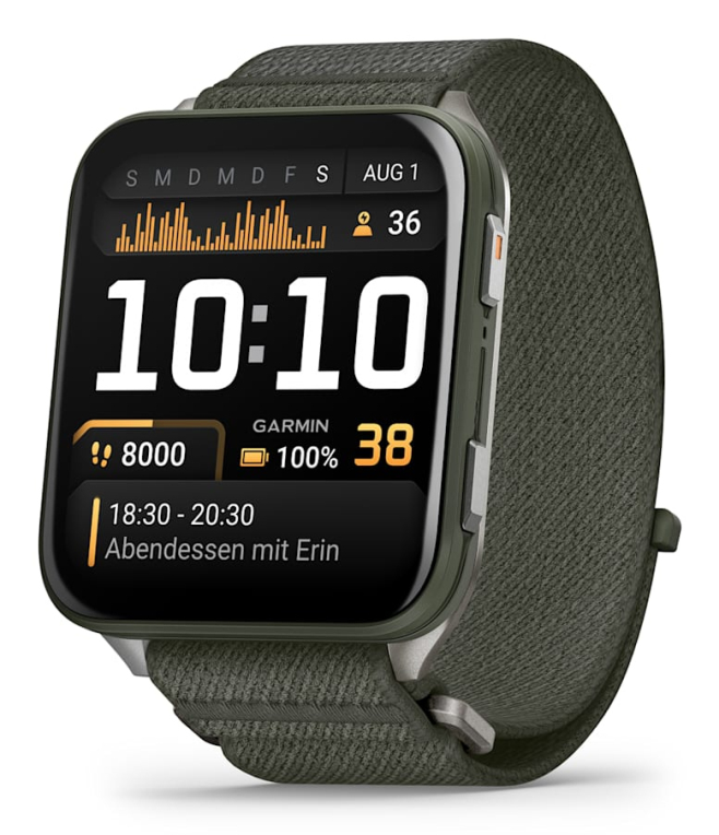 Garmin Venu X1 5,08 cm (2") AMOLED Digital 448 x 486 Pixeles Ecrã táctil cinza Wifi GPS (satélite)