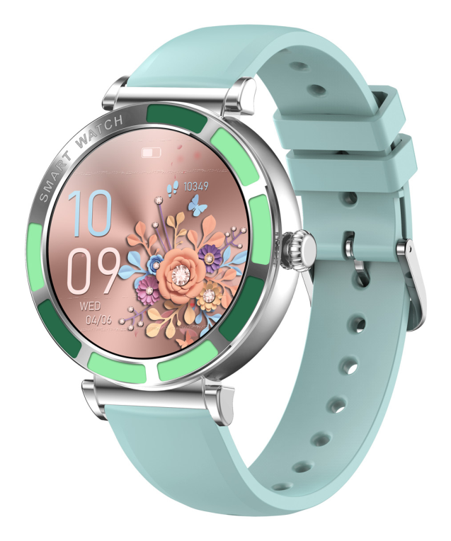 Trevi T-FIT 245 L 3,23 cm (1.27") IPS 41 mm Digital Ecrã táctil verde , Metálico
