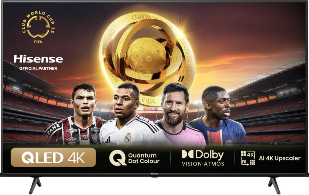 Hisense 50E77NQ 127 cm (50") 4K Ultra HD Smart TV Wifi preto 350 cd / m²
