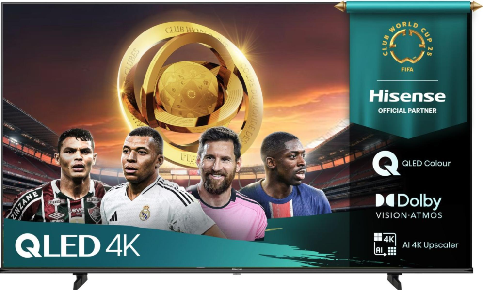 Hisense 55E77Q 139,7 cm (55") 4K Ultra HD Smart TV Wifi preto