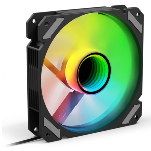 Sharkoon SHARK Mirror RGB PWM REVERSE Capa do Computador Ventilador 12 cm preto 1 peça(s)
